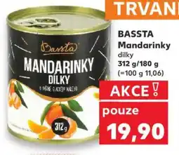 Kaufland BASSTA Mandarinky nabídka