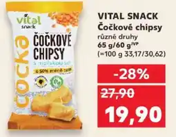 Kaufland VITAL SNACK Čočkové chipsy nabídka