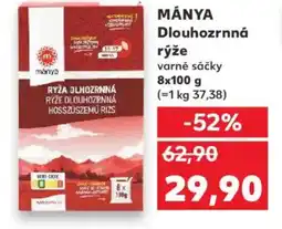 Kaufland MÁNYA Dlouhozrnná rýže nabídka