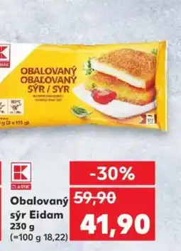 Kaufland Obalovaný sýr Eidam nabídka