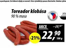 ZEMAN Toreador klobása nabídka