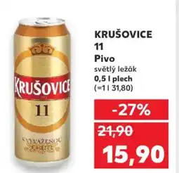 Kaufland KRUŠOVICE 11 Pivo nabídka