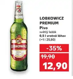 Kaufland LOBKOWICZ Premium Pivo nabídka