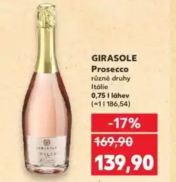 Kaufland GIRASOLE Prosecco nabídka