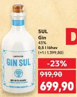 Kaufland SUL Gin nabídka