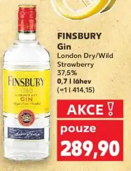 Kaufland FINSBURY Gin nabídka