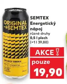 Kaufland SEMTEX Energetický nápoj nabídka