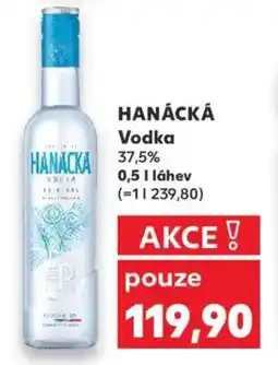 Kaufland HANÁCKÁ Vodka nabídka