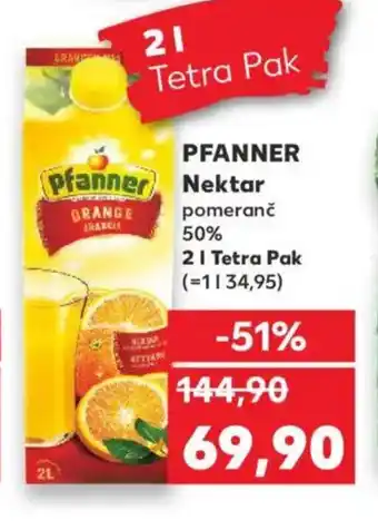 Kaufland PFANNER Nektar nabídka