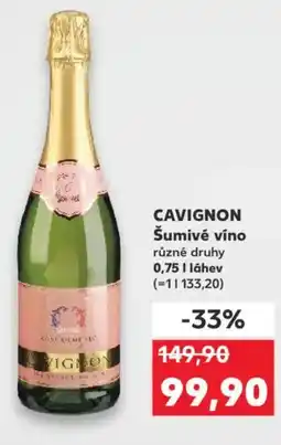 Kaufland CAVIGNON Šumivé víno nabídka