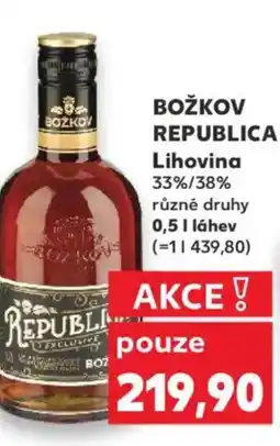 Kaufland BOŽKOV Republica Lihovina nabídka