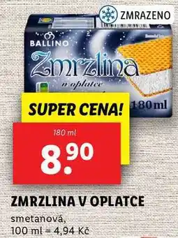Lidl ZMRZLINA V OPLATCE, 180 ml nabídka