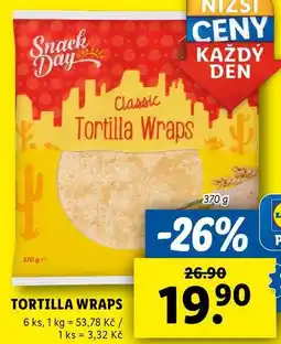 Lidl TORTILLA WRAPS, 370 g nabídka