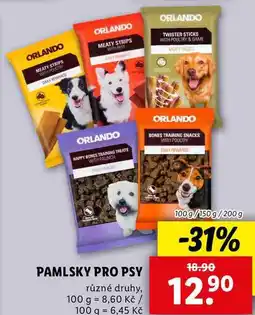 Lidl PAMLSKY PRO PSY, 100 g/150 g/200 g nabídka