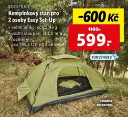 Lidl Kempinkový stan pro 2 osoby Easy Set-Up nabídka