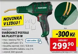 Lidl SVAŘOVACÍ PISTOLE NA PLASTY 50 W nabídka