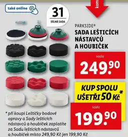 Lidl SADA LEŠTICÍCH NÁSTAVCŮ A HOUBIČEK nabídka
