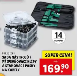 Lidl SADA NÁSTROJŮ / PŘIPEVŇOVACÍ KLIPY A STAHOVACÍ PÁSKY NA KABELY nabídka
