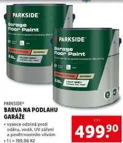 Lidl BARVA NA PODLAHU GARÁŽE, 2,5 l nabídka