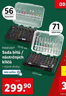 Lidl Sada bitů/nástrčných klíčů nabídka