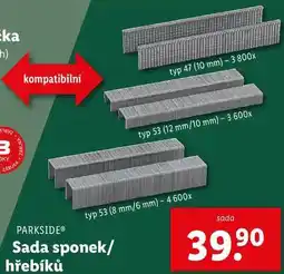 Lidl Sada sponek/hřebíků nabídka