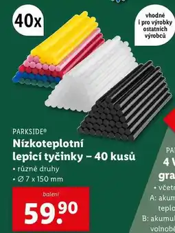 Lidl Nízkoteplotní lepicí tyčinky - 40 kusů nabídka