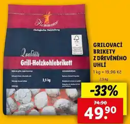 Lidl GRILOVACÍ BRIKETY Z DŘEVĚNÉHO UHLÍ, 2,5 kg nabídka