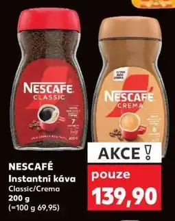 Kaufland NESCAFÉ instantní káva Classic, Crema nabídka