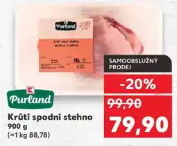 Kaufland Purland Krůtí spodní stehno nabídka