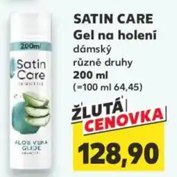 Kaufland SATIN CARE Gel na holení dámský nabídka