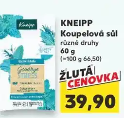 Kaufland KNEIPP Koupelová sůl nabídka