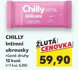 Kaufland CHILLY Intimní ubrousky nabídka