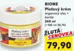 Kaufland BIONE Pleťový krém nabídka