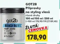 Kaufland GOT2B Přípravky na styling vlasů nabídka