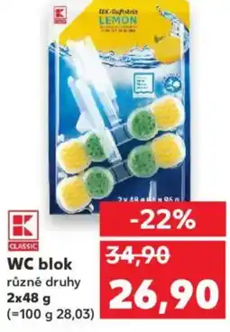 Kaufland WC blok nabídka
