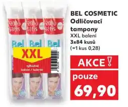 Kaufland BEL COSMETIC Odličovací tampony XXL balení nabídka