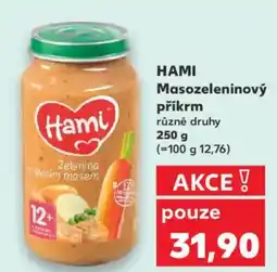 Kaufland HAMI Masozeleninový příkrm nabídka