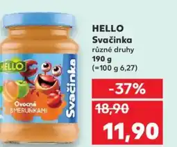 Kaufland HELLO Svačinka nabídka