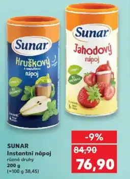 Kaufland SUNAR Instantní nápoj nabídka