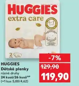Kaufland HUGGIES Dětské plenky nabídka