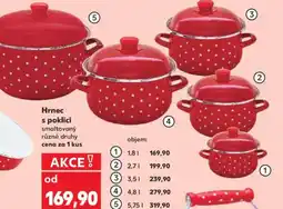 Kaufland Hrnec s poklicí smaltovaný nabídka