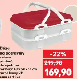 Kaufland Dóza na potraviny nabídka