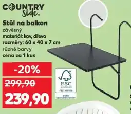 Kaufland Stůl na balkon nabídka