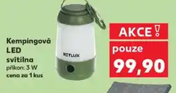 Kaufland Kempingová LED svítilna nabídka