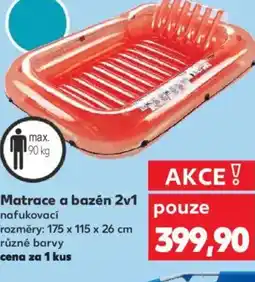 Kaufland Matrace a bazén 2v1 nabídka