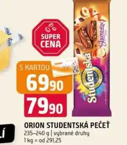 Terno Orion studentská pečet 235-240 g vybrané druhy nabídka
