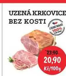 RABBIT řeznictví UZENÁ KRKOVICE BEZ KOSTI 100g nabídka