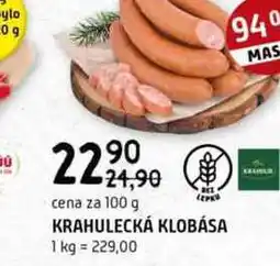 Terno Krahulecká klobása 100g nabídka