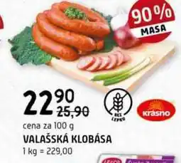 Terno Valašská klobása 100g nabídka