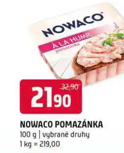 Terno Nowaco pomazánka 100 g vybrané druhy nabídka
